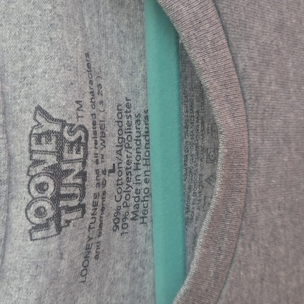 Looney Tunes T EUC cotton polyester Cartoon Bugs Bunny Taz Daffy Duck Tweety - Picture 5 of 5